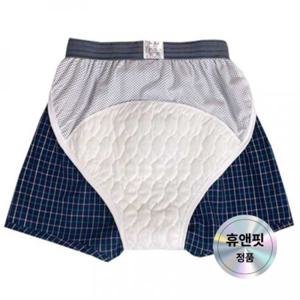 휴앤핏 남성 순면 안심 요실금 팬티 요실금팬티기저귀 할아버지 노인요실금팬티