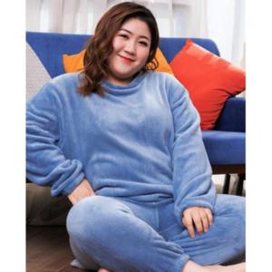 수면바지 커플 겨울잠옷 파자마 극세사 남여공용 홈웨어 가족 기모 겨울 잠옷 빅사이즈