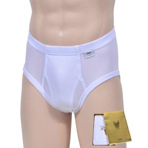 부드러운 터치감 노블마인 100수 남성 백색 삼각팬티 SN2206-0022