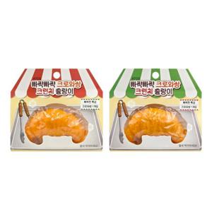빠쟉빠쟉 크로와상 크런치 슬랑이 슬라임 말랑이 촉감놀이 (6개)