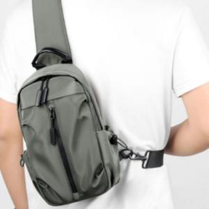 여행 등산 USB 충전 포트 크로스백 가방 방수 슬링백