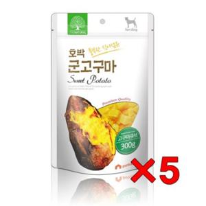 [5개묶음]펫스토리 더내추럴 호박 고구마큐브 300g