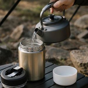 보온죽통 800ml 스텐 도시락통 증기배출 버튼 휴대용 간편조리