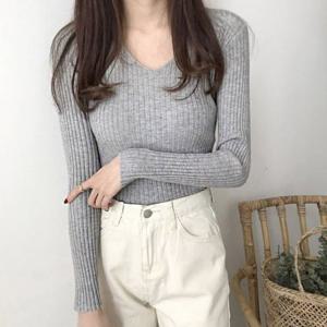 맨투맨티셔츠 골지 민소매 티셔츠 여성 여성롱티셔츠 패션 노브라티