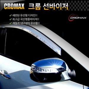 크롬 선바이저 아반떼AD(4P) 차량 한대분 썬바이저