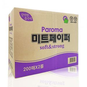 파로마 미트페이퍼 (적색) 200매 x 2롤 (반품불가)