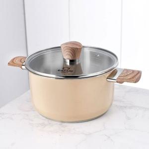 까사니 인덕션겸용 파스텔 세라믹 스텐 양수냄비 22cm