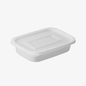 사각 죽 포장용기(650ml) 뚜껑포함 300개 세트