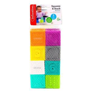 블럭 스퀴즈 스택 감각놀이 블럭 세트 8pcs 315238