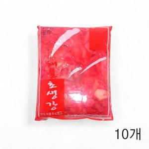 삼도식품 초생강 적색 1.4Kg X 10개 적초생강 장어구이 초밥 횟집 일식반찬 적색초 (반품불가)
