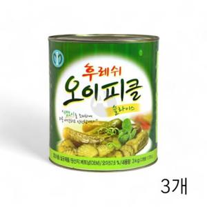 일미 오이피클 슬라이스 3Kg X 3개 대용량 절임식품
