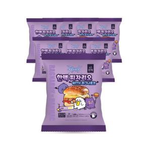 한맥 PC방 아침 먹거리 간식 피자리오 햄버거 8봉