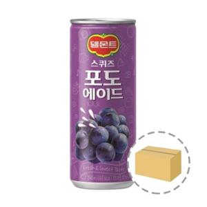 델몬트 스퀴즈 포도에이드 240ml (30캔)