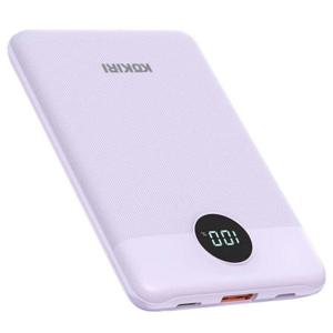 코끼리 보조배터리 미니 고속충전 LCD PD 22.5W 10000mAh C타입 USB 2포트 (퍼플)