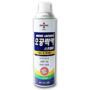 오공 락카 페인트 스프레이 진회색-1박스20개