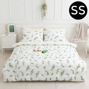 JMds 내추럴 광목 순면 이불 베개커버세트 슈퍼싱글 SS (화이트) (베개솜 별매)
