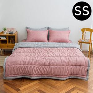 JMds 솔트 소프트마이크로 간절기 이불 베개커버세트 슈퍼싱글 SS (레드) (베개솜 별매)