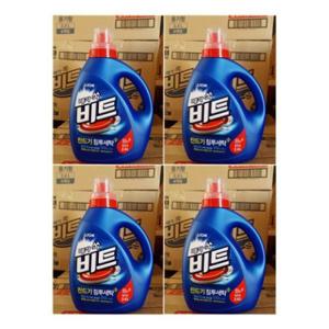 2.4L 일반용액체세제 4개입 비트 일반세제용기 라이온코리아
