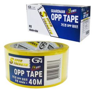 JMds GUARDMAN OPP 박스테이프 투명 일반 40m (50개입) 1박스 포장테이프