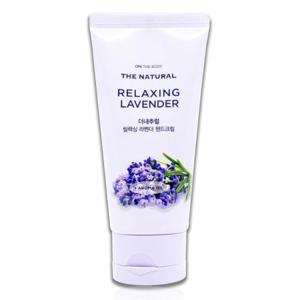 온더바디 더내추럴 릴렉싱 라벤더 핸드크림 75ml _(6개입)