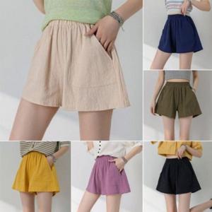 마소재 큐롯 트렌디 보텀 마반바지 반바지마 여자마여성마
