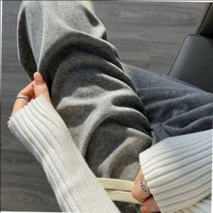 올데이 부드럽고 우먼 스트레치 훌륭한 일자핏 밴드팬츠 가을바지
