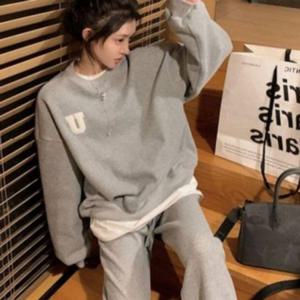 보아 스웨트 트레이닝복 세트아이템 코디세트 밴드라인 조거 베이직 보텀윈터 방풍보온 일상템