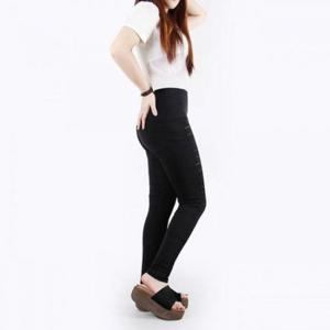 블랙색상 융기모 바디핏팬츠 웜웨어 겨울쫄바지데일리