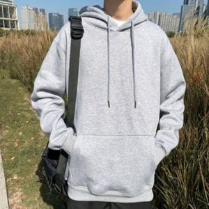 브러시드 라이닝 20 대 30 심플 상티 일상 룩후드탑 트렌디 남성 봄옷 룩 롱슬리브 보세