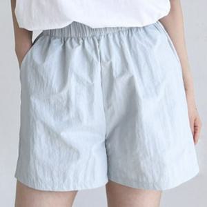 우먼 여자 하절기 하프팬츠 머스트해브 밴드 바텀스 트라우저심플 베이직라인 일상템 데일리 슬립웨어 실내