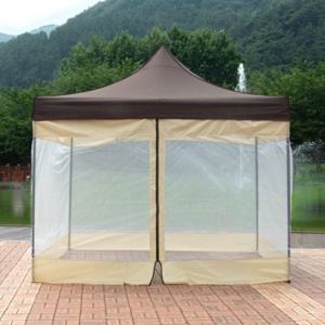 DZB 캐노피 행사용 천막 일체모기장풀세트 2X2 골조+지붕+벽면
