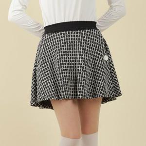와플 플레어 골프스커트