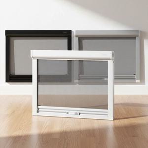 창문 롤방충망 500x400 원터치 방충망틀시공 교체 자바라 셀프