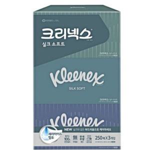 미용 실크 250매 부드러운 티슈 집들이선물 사무실 각티슈