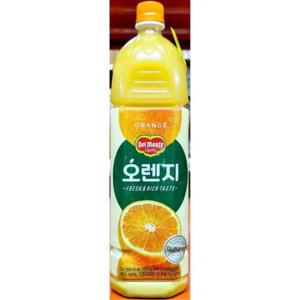 오렌지주스100(델몬트 1.5L) X6