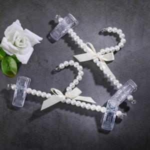 블링블링 진주 바지걸이 바지옷걸이 5p세트(화이트)