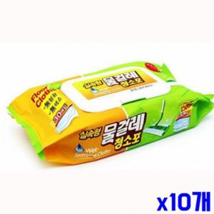 항균 제균 물걸레 청소포 중형 30매 30x20 X10개