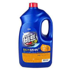 비트 세탁 세제 세탁기 빨래 액체 드럼용 4L 액상 액체형 표백제