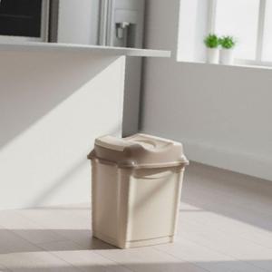 양방향 푸시 오픈 쓰레기통 30L 거실 주방 분리수거함 휴지통 대용량 휴지통
