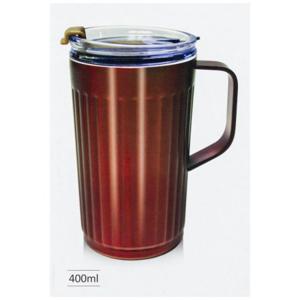 핫콤 뉴트로 스텐 텀블러 400ml 레드