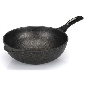 키친아트 인덕션 궁중팬 튀김팬 중화요리 후라이팬 마블코팅 웍 32cm