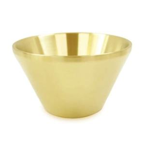 티타늄 이중 빙수볼 디저트볼 아이스크림 그릇 홈카페 샐러드볼 18cm