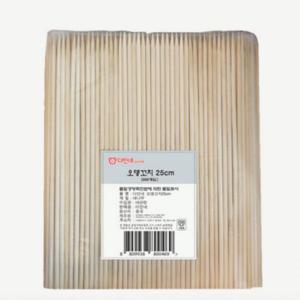 대나무 꼬지 어묵 물떡 오뎅 꼬치 25cm 500P