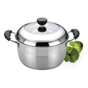 스텐 키친플라워 인덕션 찌게 양수냄비 3중 18cm 냄비 찌게냄비 멀티쿠커