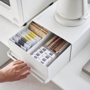 보관함 수납함 커피캡슐 주방 슬리이딩 철제 모던 티백 정리 홈카페