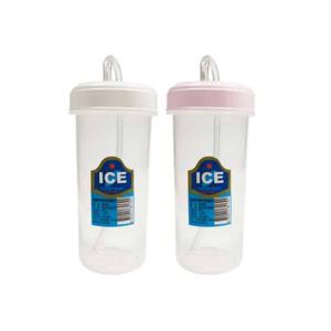 빨대컵 300ml 10개 뚜껑물병 빨대물통 병원텀블러 빨대통