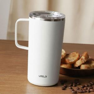 세척 간편한 보온보냉 텀블러 600ml 3컬러 대용량 휴대용 물병 커피컵