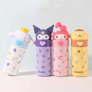 보온 보냉 스텐 텀블러 350ml 산리오 캐릭터 피규어 어린이 아동 초등학생 물병