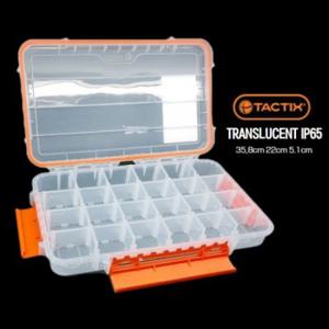 24칸 TACTIX 공구함 대 14인치 반투명공구함
