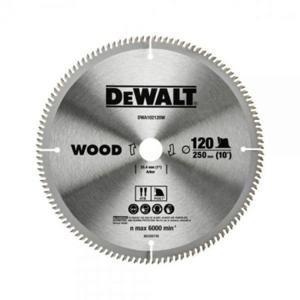 디월트 DWA102120W 씬커프 목공용 원형톱날 250mm